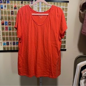 New Direction Weekend T-Shirt.  Short-sleeved.  Orange.  Size XL.